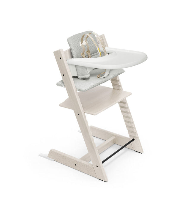 Stokke Tripp Trapp 2 Complete + Newborn Set - Whitewash/Grey