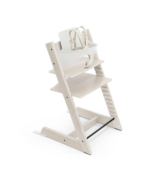 Stokke Tripp Trapp 2 Complete + Newborn Set - Whitewash/Grey