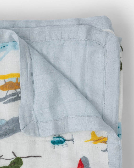 Little Unicorn Deluxe Muslin Quilt - Air Show