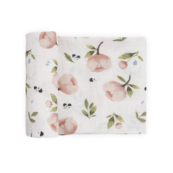 Little Unicorn Organic Swaddle - Watercolor Floret