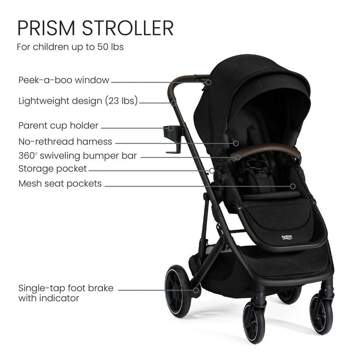 Britax Prism Modular Stroller-Raven Black