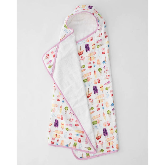 Little Unicorn Cotton Hooded Toddler Towel - Brain Freeze