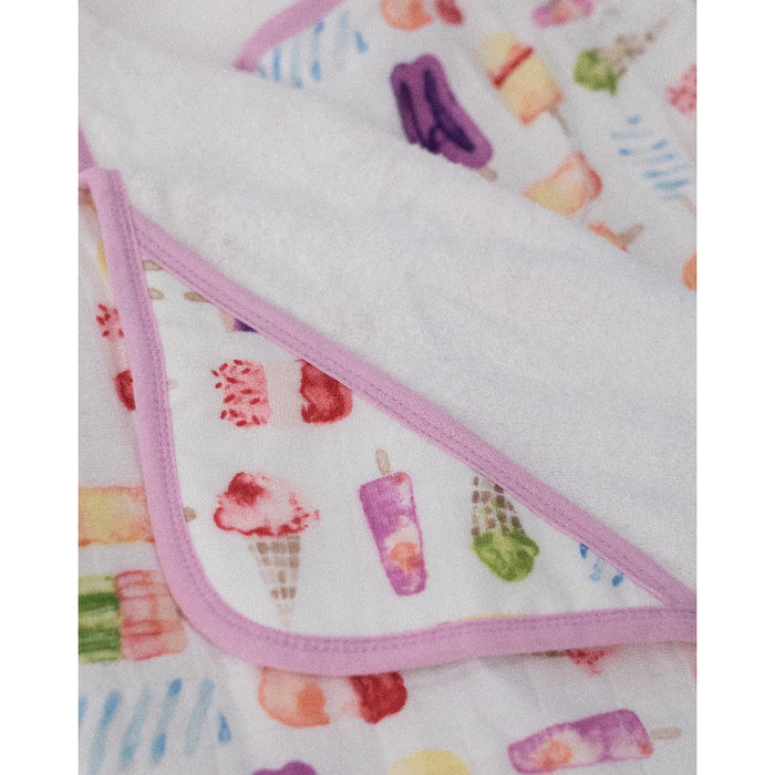 Little Unicorn Cotton Hooded Toddler Towel - Brain Freeze