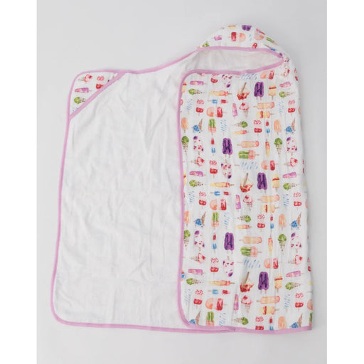 Little Unicorn Cotton Hooded Toddler Towel - Brain Freeze