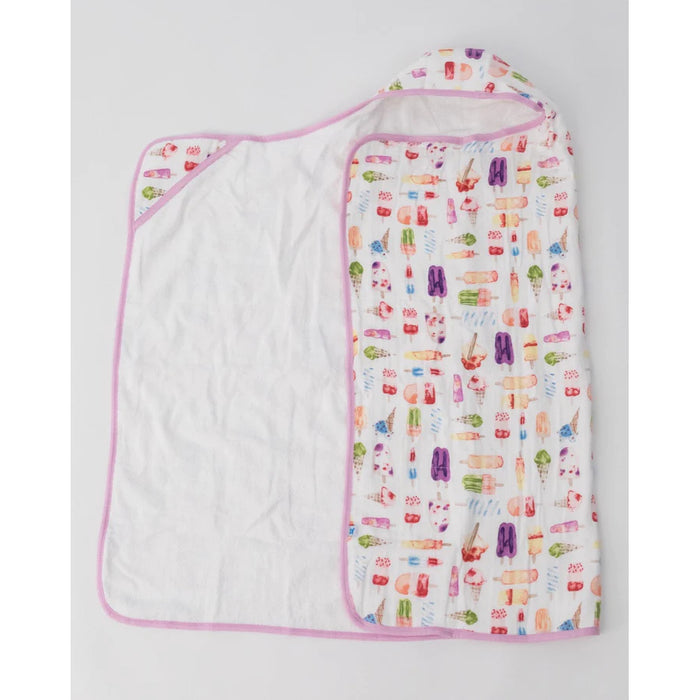 Little Unicorn Cotton Hooded Toddler Towel - Brain Freeze