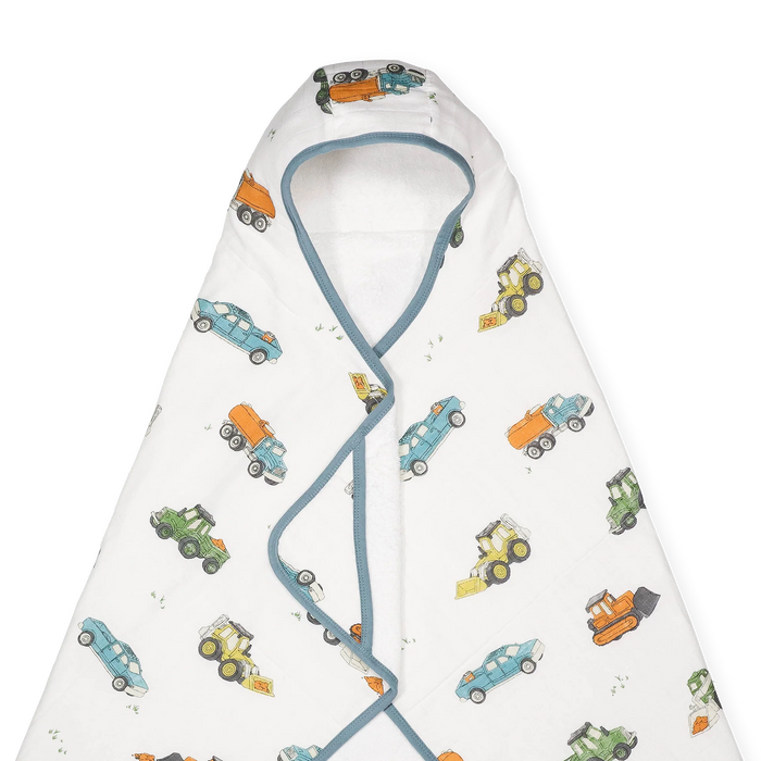 Little Unicorn Toddler Hooded Towel - Work Trucks