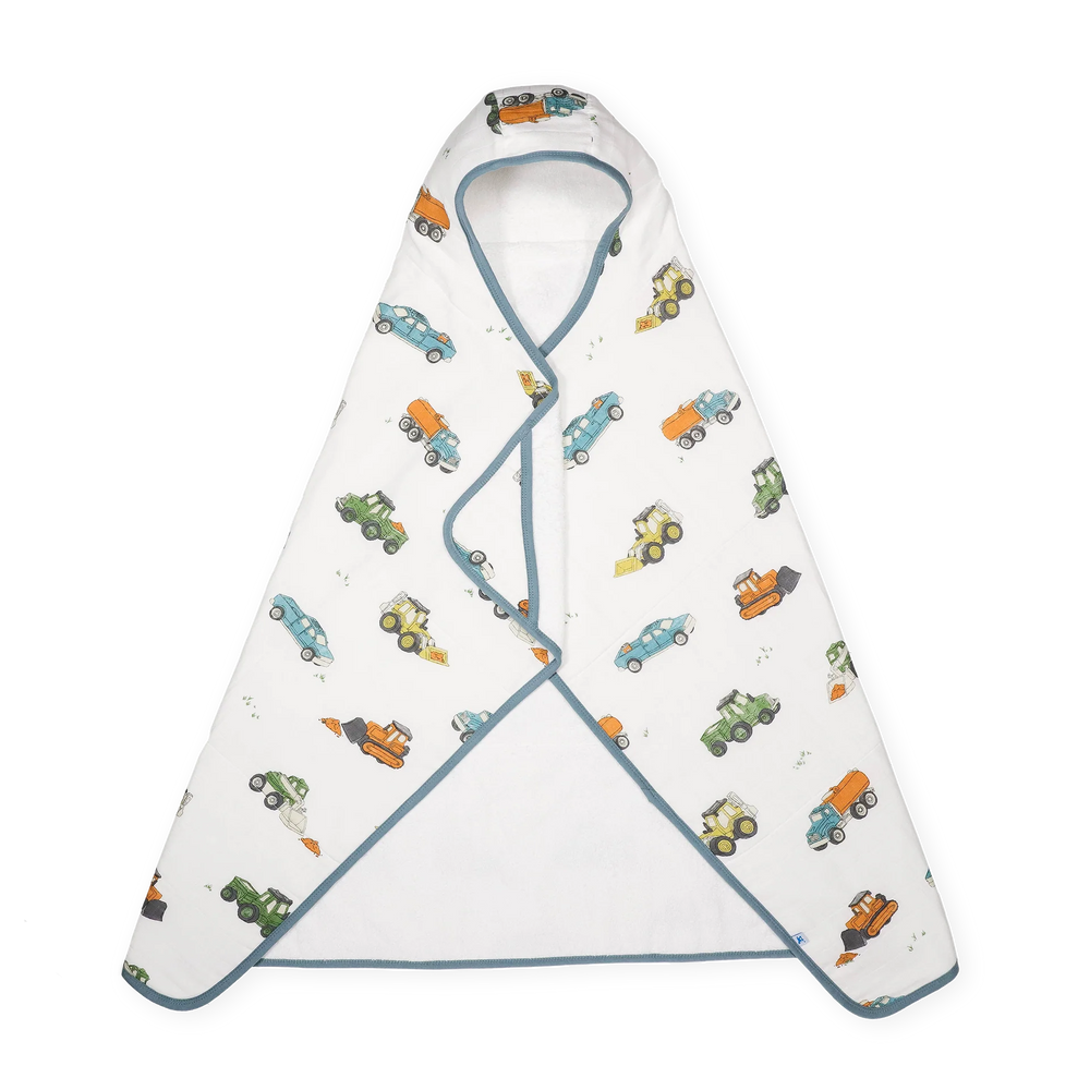 Little Unicorn Toddler Hooded Towel - Work Trucks