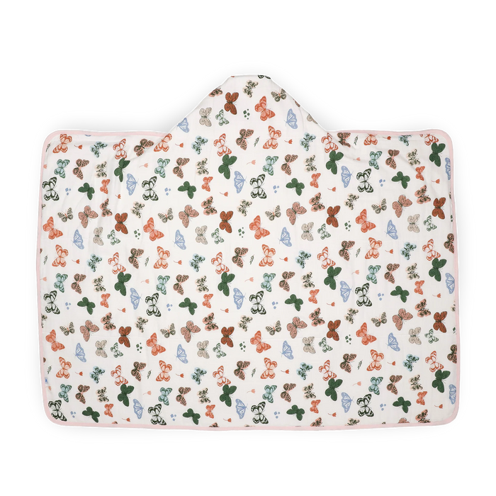 Little Unicorn Toddler Hooded Towel - Butterflies