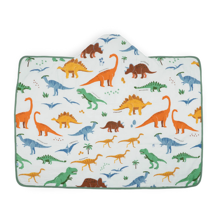 Little Unicorn Toddler Hooded Towel - Dino Names