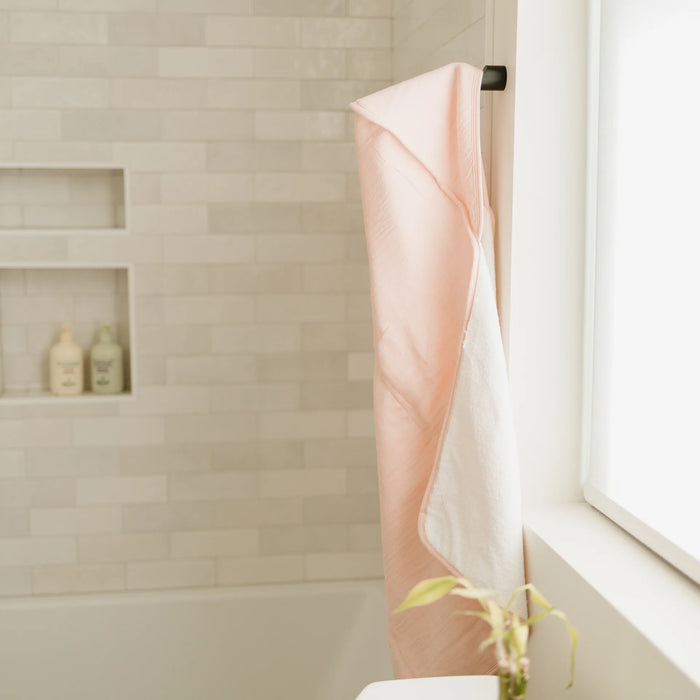 Little Unicorn Infant Hooded Towel - Rose Petal