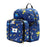 Uninni Ethan Backpack - Blue Dinosaur