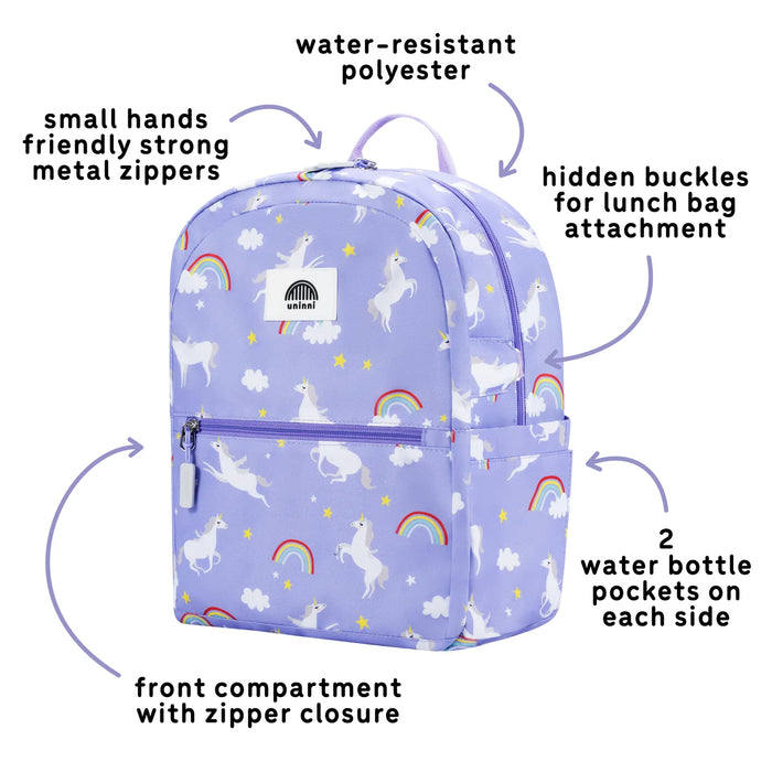 Uninni Ethan Backpack - Rainbow Unicorn