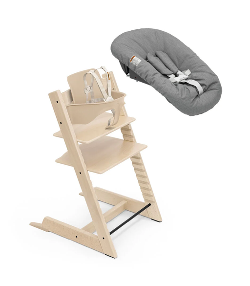 Stokke Tripp Trapp 2 Complete + New Born Set Natural/Anthracite Grey