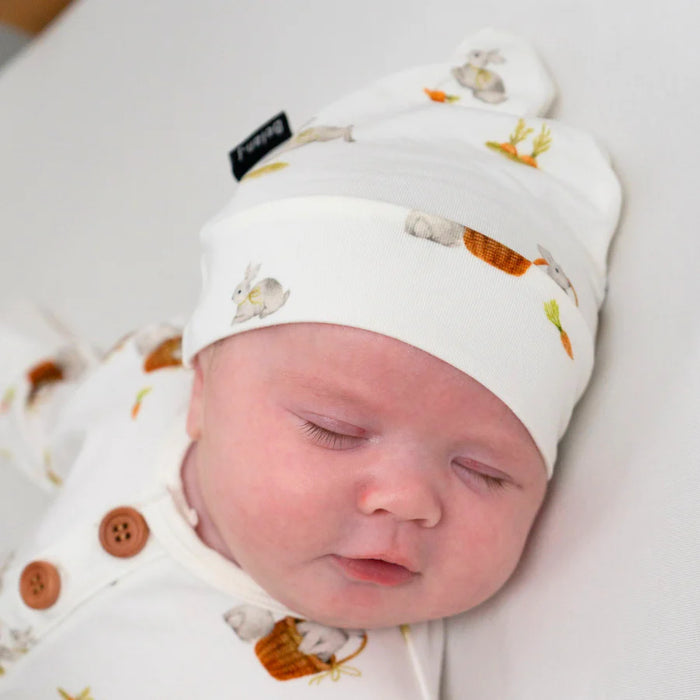 Belan.J Knotted Hat - Garden Bunnies