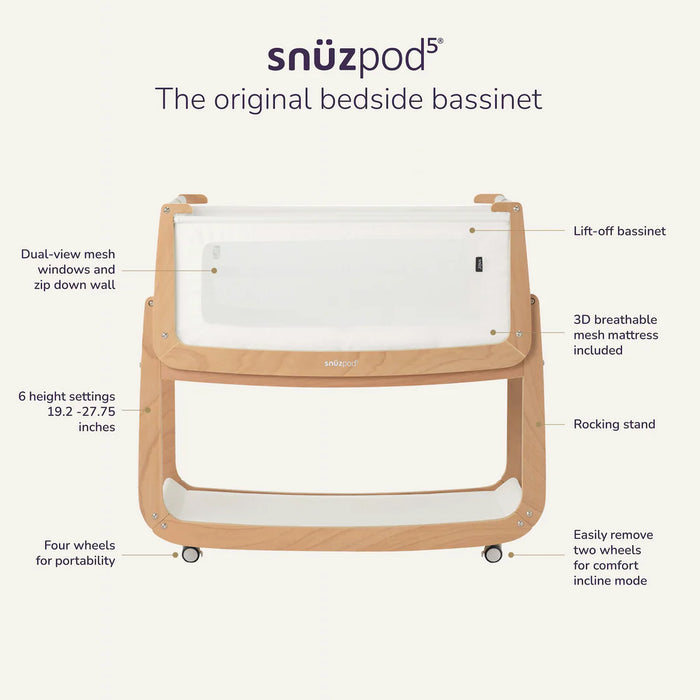 Snuz SnuzPod 5 - Walnut