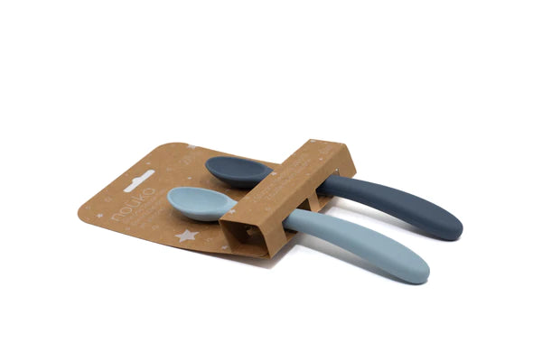 Nouka Spoon Set - Lily Blue/Deep Ocean