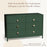 Little Seeds Briar Double Dresser - Bottle Green Paint
