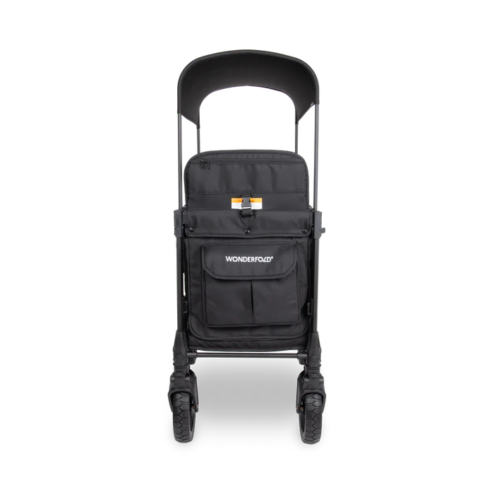 WonderFold W2 Luxe PRO Double Stroller Wagon - Jet Black