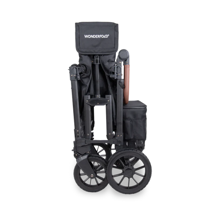 WonderFold W2 Luxe PRO Double Stroller Wagon - Jet Black