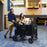 WonderFold W4 Luxe PRO Quad Stroller Wagon - Jet Black