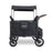 WonderFold W4 Luxe PRO Quad Stroller Wagon - Jet Black