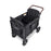 WonderFold W4 Luxe PRO Quad Stroller Wagon - Jet Black