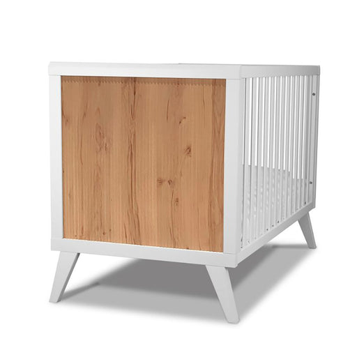 Pali Milano Deluxe Classic Crib - White/Biscotti