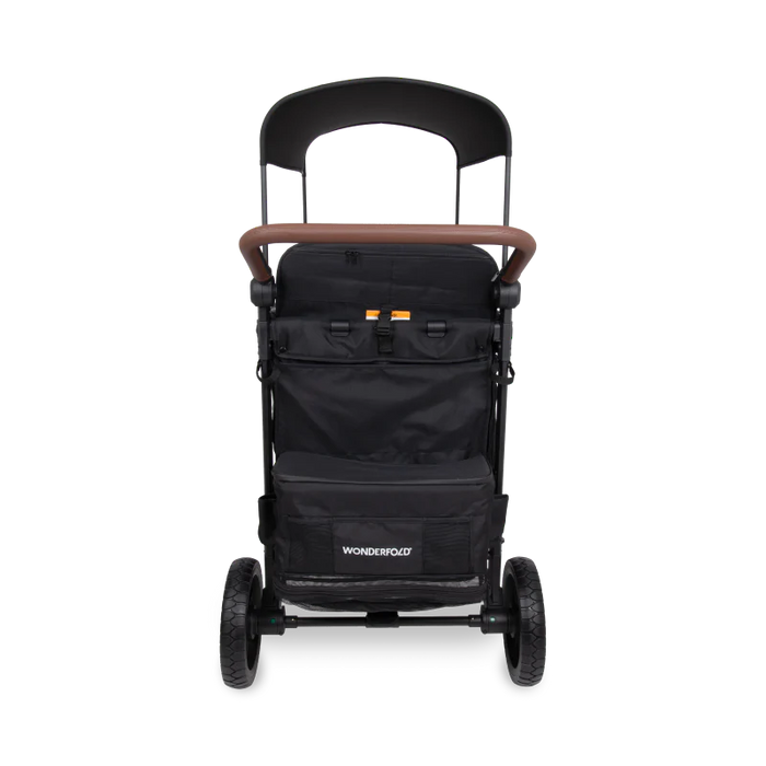 WonderFold W6 Luxe PRO 6-Seater Stroller Wagon - Jet Black