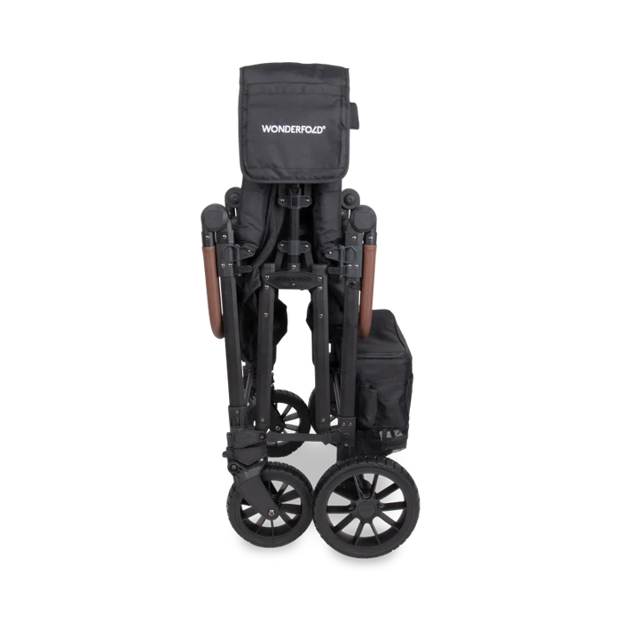 WonderFold W6 Luxe PRO 6-Seater Stroller Wagon - Jet Black