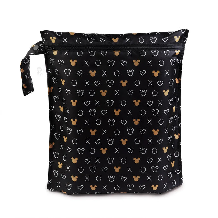 Bumkins Wet Bag - Minnie Mouse Icon Black+White