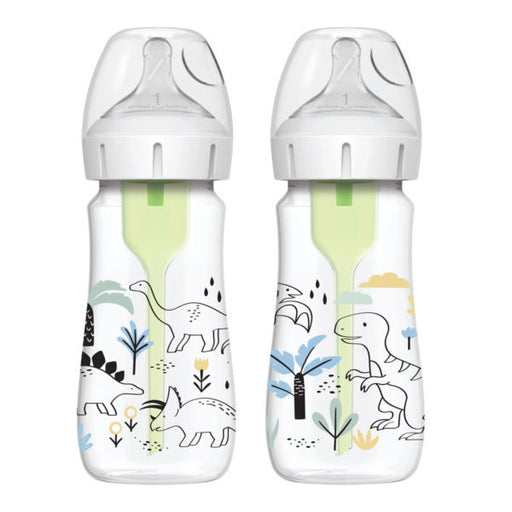 Dr. Brown's Wide-Neck Anti-Colic 2pk Bottles - Dino 270ml