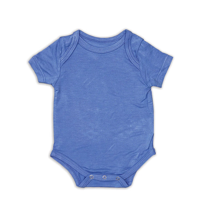 Silkberry Baby Bamboo Short Sleeve Onesie - Ocean
