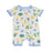Silkberry Baby Bamboo Short Sleeve Zippy Romper - Farmers Market