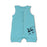 Silkberry Baby Sleeveless Romper - Aqua(Blue Ocean)