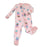 Silkberry Baby Bamboo Footed Sleeper w/ 2 Way Zipper - Macaron Party Print