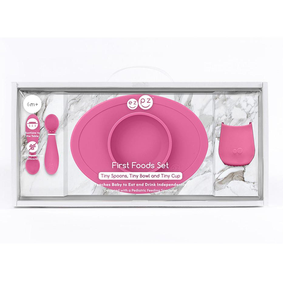 Ezpz First Foods Set - Pink