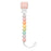 Loulou Lollipop Lolli Gem Pacifier Clip - Cotton Candy