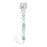 Loulou Lollipop Lolli Gem Pacifier Clip - Blue Mint