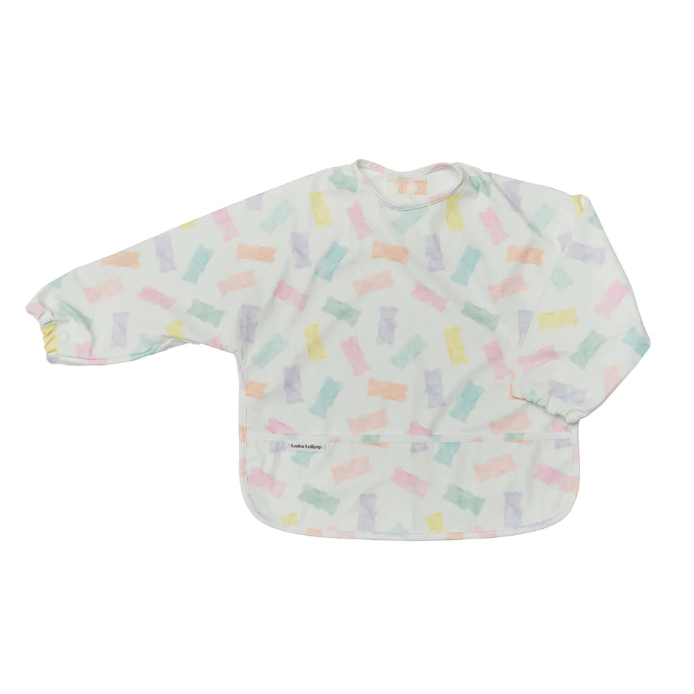 Loulou Lollipop LongSleeve Waterproof Bib - Gummy Bear