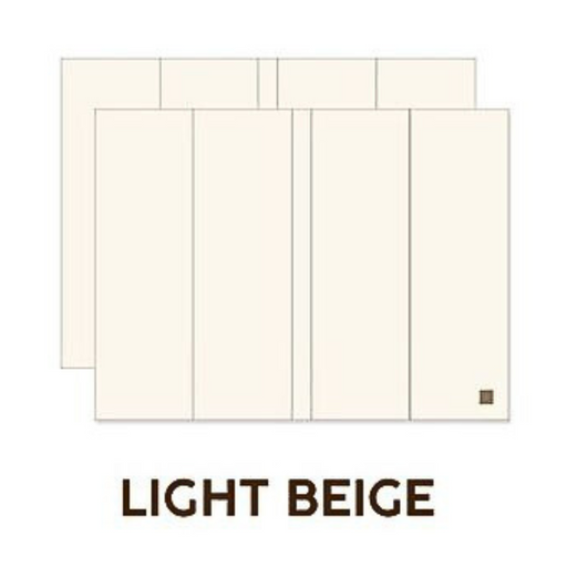 Caraz Zero Clean Folder Mat 5-Layers Large/Ultra - Light Beige 160cm X 200cm