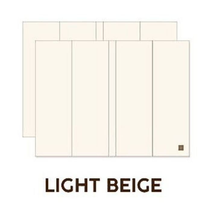 Caraz Zero Clean Folder Mat 5-Layers Large/Ultra - Light Beige 160cm X 200cm