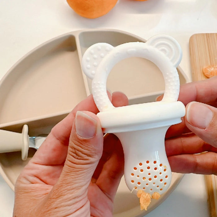 Ali+Oli Pacifier Feeder w Freezer Tray - Pink