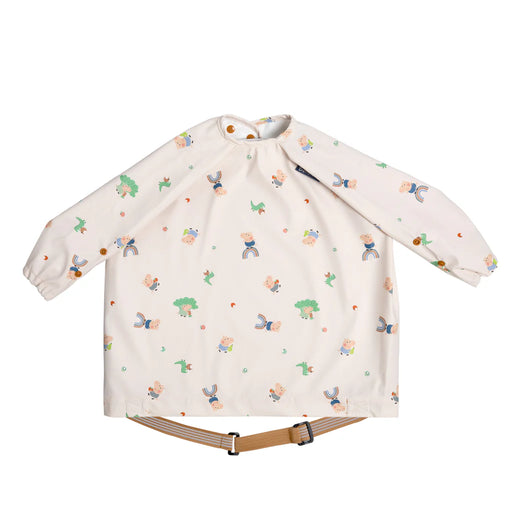 Bibado Coverall Long Sleeve Weaning Bib - George Pig BIB505R