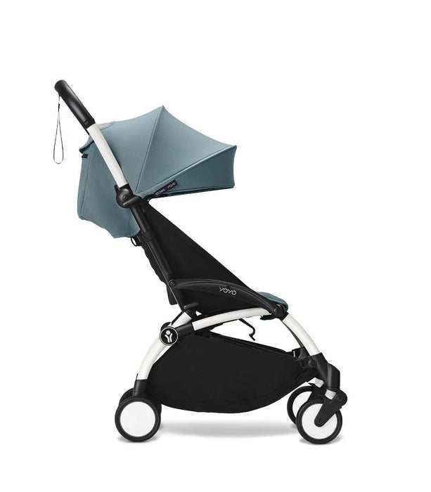 Stokke YOYO3 Complete Stroller - White/Aqua