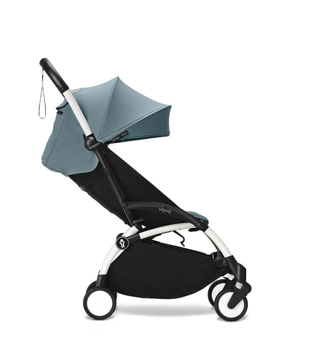 Stokke YOYO3 Complete Stroller - White/Aqua