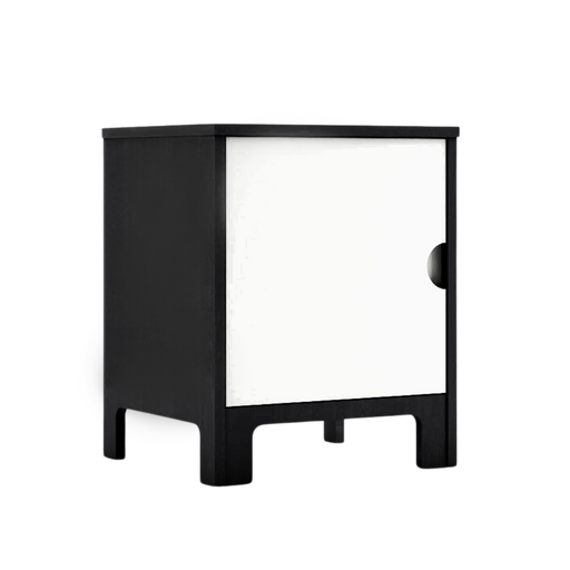 Dutailier Cupcake Night Stand - Black/White (Out of Box)