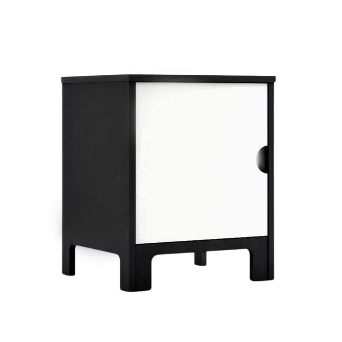 Dutailier Cupcake Night Stand - Black/White (Out of Box)