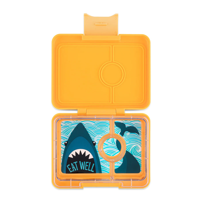 Yumbox Snack Yoyo Bento Box - Yellow Shark