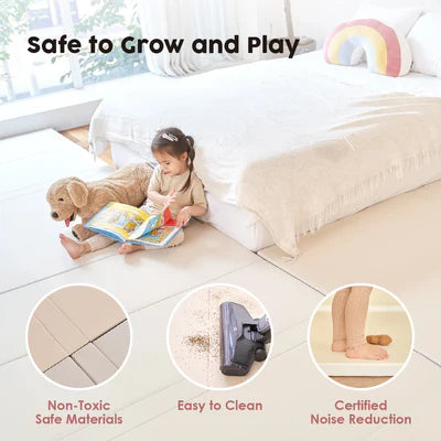 Caraz Zero Clean Folder Mat 5-Layers Large/Ultra - Beige 160cm X 200cm