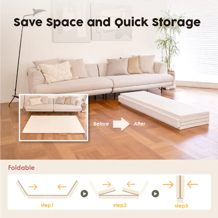 Caraz Zero Clean Folder Mat 5-Layers Large/Ultra - Beige 160cm X 200cm